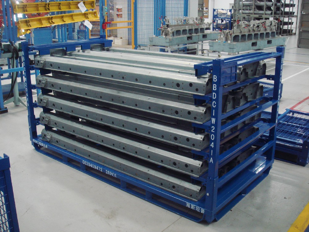 保險杠周轉料架在汽車精益物流中的應用價值